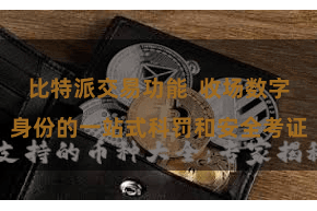 比特派交易功能  收场数字身份的一站式科罚和安全考证
