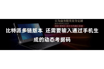比特派多链版本  还需要输入通过手机生成的动态考据码